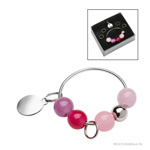 Schl�sselanh�nger SARTROUVILLE, magenta - Werbeartikel
