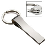Schl�sselanh�nger SHAWNEE, silber - Werbeartikel