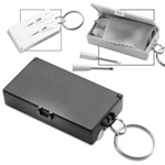 Werkzeugset mit Schl�sselanh�nger UBERABA, schwarz - Werbeartikel