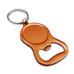 Schl�sselanh�nger mit Flaschen�ffner JUMILLA, orange - Werbeartikel