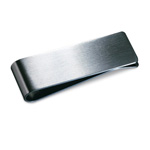 Geldscheinklammer STEEL, silber - Werbeartikel