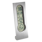 Wetterstation TURIN, silber - Werbeartikel