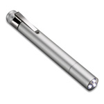 LED Taschenlampe SBORO, silber - Werbeartikel