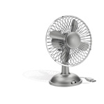 USB-Ventilator CASERTA, matt-silber - Werbeartikel