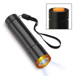 LED Taschenlampe BEBINGTON, schwarz - Werbeartikel