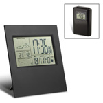 Wetterstation mit Au�ensensor ZAMORA, silber - Werbeartikel