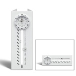 Uhr mit Kalender LOLLICLOCK CALENDAR, wei� - Werbeartikel