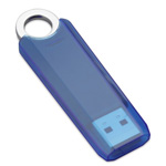 USB-Speicherstick, blau - Werbeartikel