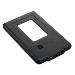 Ladeger�t TRAVEL BATTERY II 2300 mAh, schwarz - Werbeartikel