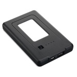 Ladeger�t TRAVEL BATTERY III 4600 mAh, schwarz - Werbeartikel