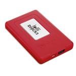 Ladeger�t TRAVEL BATTERY III 4600 mAh, rot - Werbeartikel