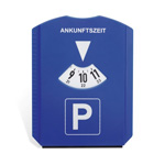 Parkscheibe DUNBAR, blau - Werbeartikel