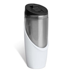 Becher, wei� - Werbeartikel
