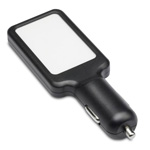 USB Autoladeadapter CAR CHARGER, schwarz - Werbeartikel