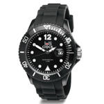 Armbanduhr LOLLICLOCK DATE, schwarz - Werbeartikel