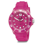 Armbanduhr LOLLICLOCK DATE, magenta - Werbeartikel
