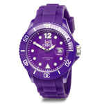 Armbanduhr LOLLICLOCK DATE, lila - Werbeartikel