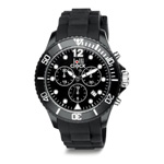 Armbanduhr LOLLICLOCK CHRONO, schwarz - Werbeartikel