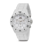 Armbanduhr LOLLICLOCK CHRONO, wei� - Werbeartikel