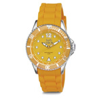 Armbanduhr LOLLICLOCK CHROME, orange - Werbeartikel