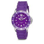 Armbanduhr LOLLICLOCK CHROME, lila - Werbeartikel