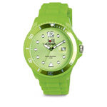 Armbanduhr LOLLICLOCK DATE, neongr�n - Werbeartikel