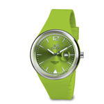 Armbanduhr LOLLICLOCK EVOLUTION DATE, hellgrün - Werbeartikel