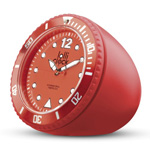 Uhr LOLLICLOCK ROCK, rot - Werbeartikel
