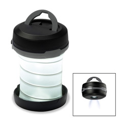 Campinglampe INVERNESS, grau - Werbeartikel