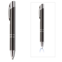 2-in-1 Stift CLIC CLAC MONS, schwarz - Werbeartikel