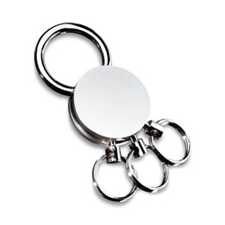 Schl�sselanh�nger MULTI, silber - Werbeartikel
