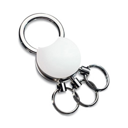 Schl�sselanh�nger MULTI, silber - Werbeartikel