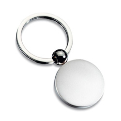 Schl�sselanh�nger BALL, silber - Werbeartikel