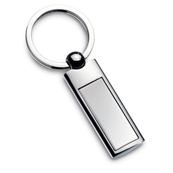 Schl�sselanh�nger EXCLUSIVE, silber - Werbeartikel