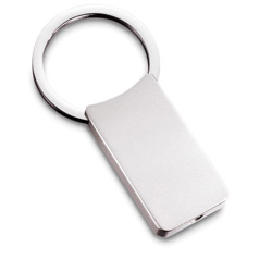 Schl�sselanh�nger CLASSIC LARGE, silber - Werbeartikel