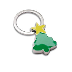 Schl�sselanh�nger CHRISTMAS TREE, bunt - Werbeartikel