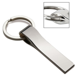 Schl�sselanh�nger SHAWNEE, silber - Werbeartikel