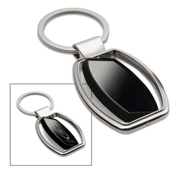 Schl�sselanh�nger CORURIPE, silber - Werbeartikel