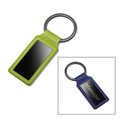 Schl�sselanh�nger DAKAR, hellgr�n - Werbeartikel