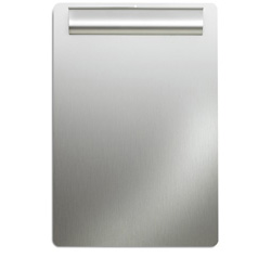 Klemmbrett CLIPBOARD, silber - Werbeartikel