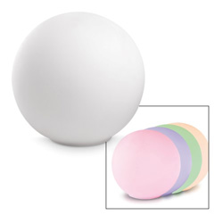 LED Lampe KOKOMO BALL, wei� - Werbeartikel