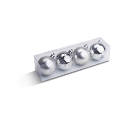 Weihnachtsbaumschmuck SCRANTON, silber - Werbeartikel