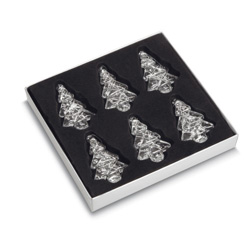 Weihnachtsbaumschmuck MOKENA, transparent - Werbeartikel