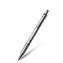 Kugelschreiber CLIC CLAC TENAHA, schwarz-silber - Werbeartikel
