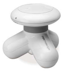 Mini Massager LAURINBURG, wei� - Werbeartikel