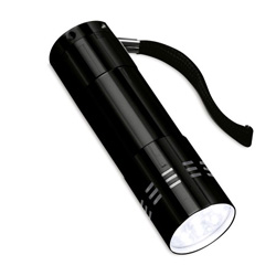 LED Taschenlampe ILKESTON, silber - Werbeartikel
