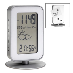 Wetterstation RAYMORE, silber - Werbeartikel