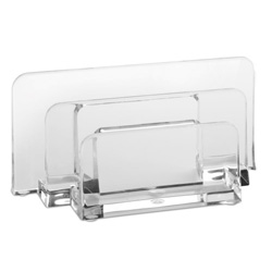 Papierhalter PUYALLUP, transparent - Werbeartikel