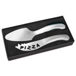 Pizzaschneider HAKKARI, silber - Werbeartikel