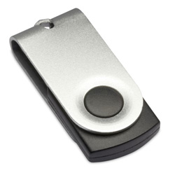 USB-Speicherstick, silber - Werbeartikel